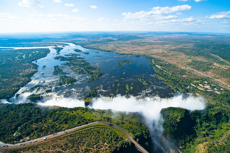 Victoria Falls in Simbabwe, Afrika